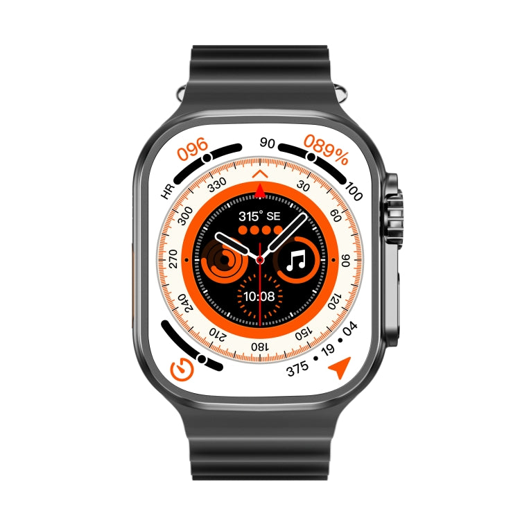 WS-E9 Ultra 2.2 inch IP67 Waterproof Metal Buckle Ocean Silicone Band Smart Watch, Support Heart Rate / NFC, Metal Buckle Ocean Silicone Band (Black), Metal Buckle Ocean Silicone Band (Orange), Metal Buckle Ocean Silicone Band (Blue)�������������������...