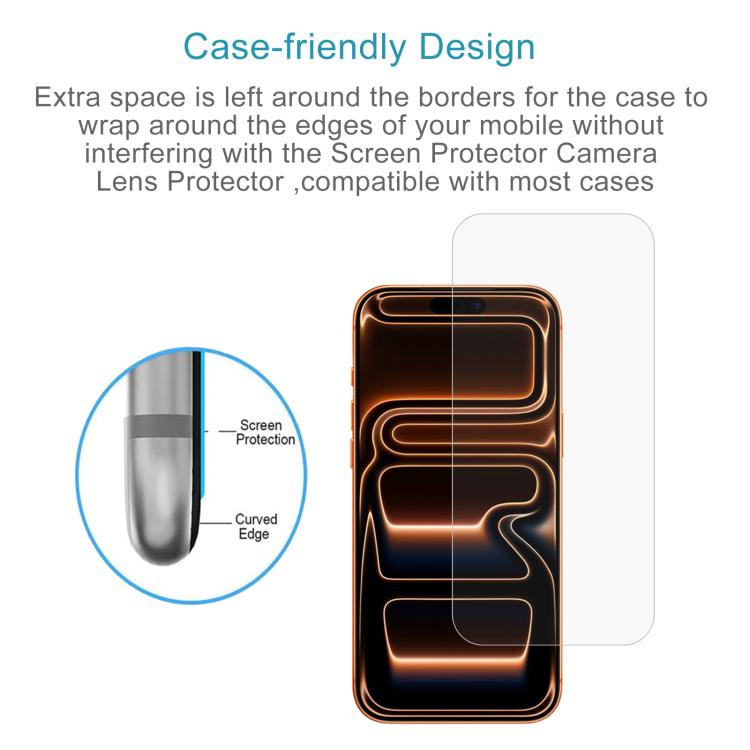 10pcs 0.26mm 9H 2.5D High Aluminum Tempered Glass Film