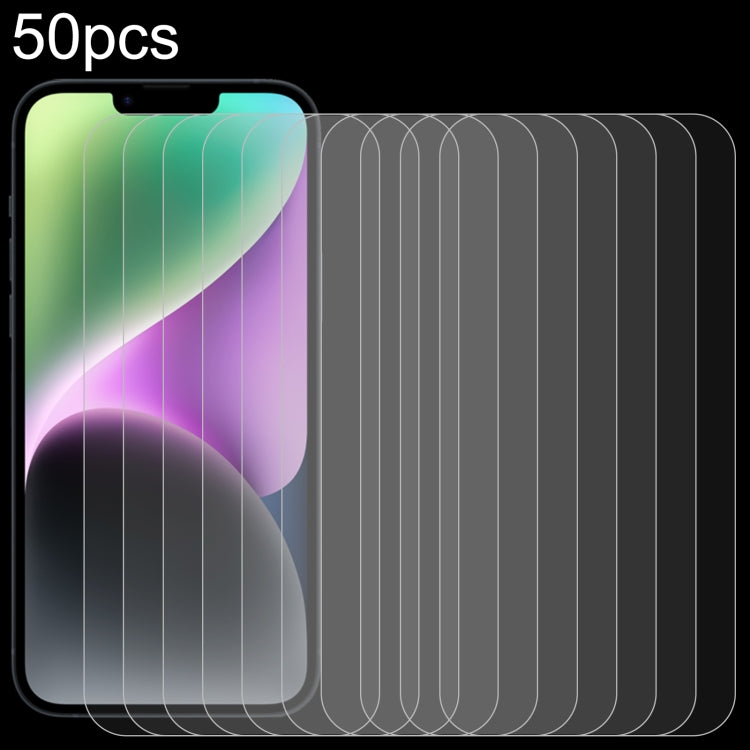 50pcs 0.26mm 9H 2.5D High Aluminum Tempered Glass Film, For iPhone 18 Pro / 17 Pro / 17, For iPhone 18 Pro Max / 17 Pro Max, For iPhone Air, For iPhone 16 Pro Max, For iPhone 16 Pro, For iPhone 16 Plus, For iPhone 16, For iPhone 15 Plus / 15 Pro Max   ...