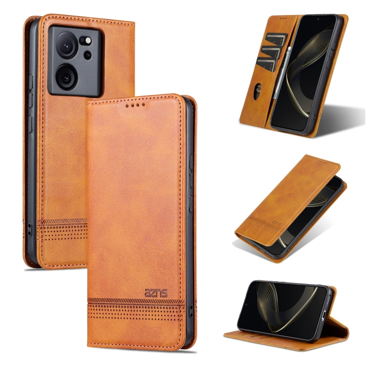 AZNS Magnetic Calf Texture Flip Leather Phone Case