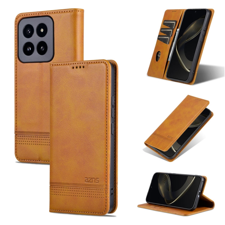 AZNS Magnetic Calf Texture Flip Leather Phone Case