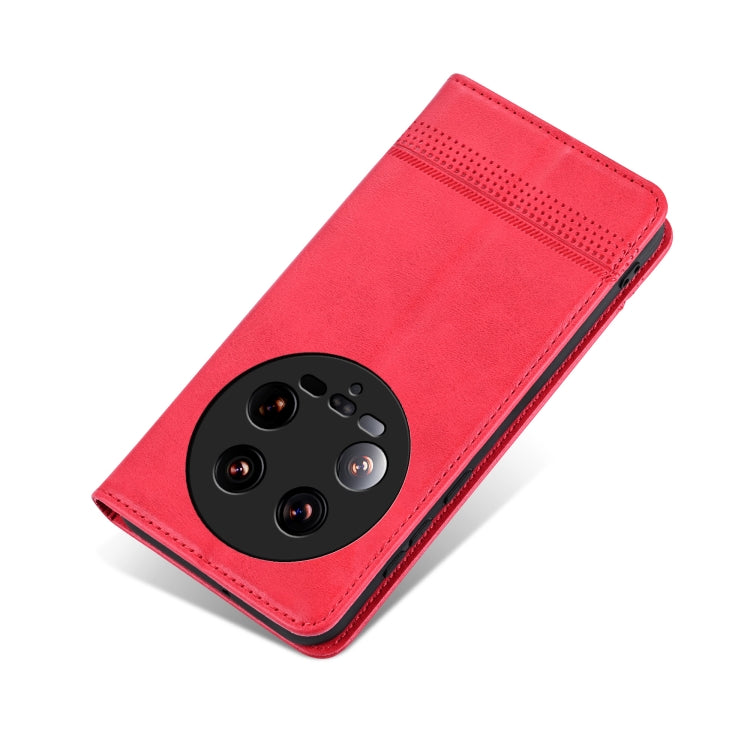 AZNS Magnetic Calf Texture Flip Leather Phone Case
