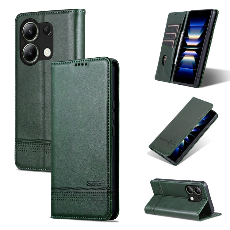 AZNS Magnetic Calf Texture Flip Leather Phone Case