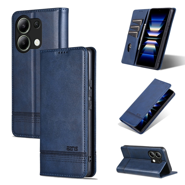 AZNS Magnetic Calf Texture Flip Leather Phone Case