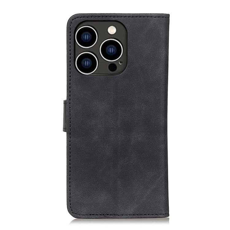 KHAZNEH Retro Texture Leather Phone Case, For iPhone 15 Pro, For iPhone 15 Plus, For iPhone 15