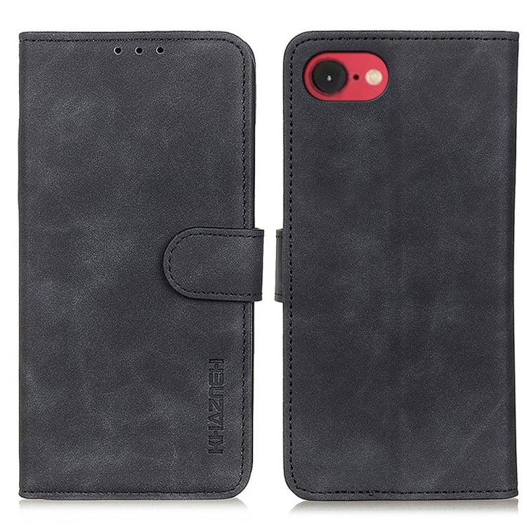 KHAZNEH Retro Texture Leather Phone Case, For iPhone 16 Pro Max, For iPhone 16 Pro, For iPhone 16 Plus, For iPhone 16, iPhone 16e, For iPhone 15 Pro Max