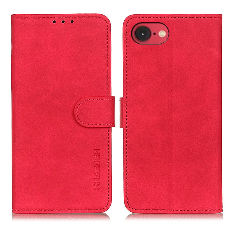 KHAZNEH Retro Texture Leather Phone Case, For iPhone 16 Pro Max, For iPhone 16 Pro, For iPhone 16 Plus, For iPhone 16, iPhone 16e, For iPhone 15 Pro Max