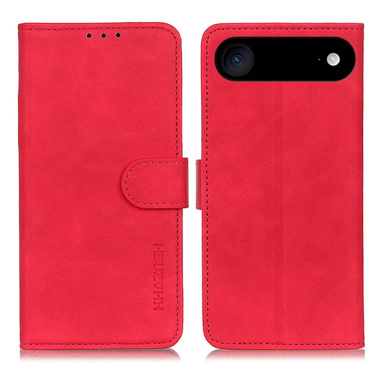 KHAZNEH Retro Texture Leather Phone Case, For iPhone 16 Pro Max, For iPhone 16 Pro, For iPhone 16 Plus, For iPhone 16, iPhone 16e, For iPhone 15 Pro Max