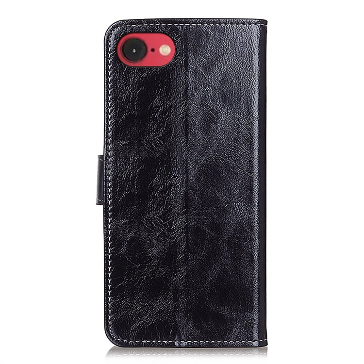 Retro Crazy Horse Texture Horizontal Flip Leather Phone Case, iPhone 16e, For iPhone 15 Pro Max, For iPhone 15 Pro, For iPhone 15 Plus