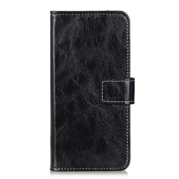 Retro Crazy Horse Texture Horizontal Flip Leather Phone Case, For iPhone 16 Pro Max, For iPhone 16 Pro, For iPhone 16 Plus, For iPhone 16