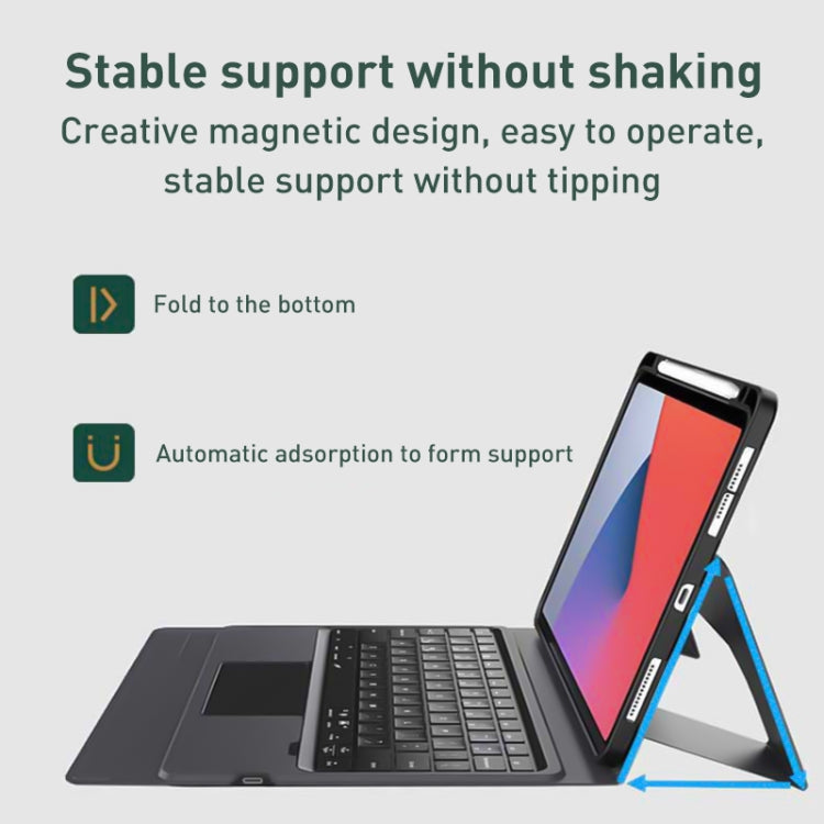 Integrated Bluetooth Keyboard Leather Case with Backlight & Touchpad, For iPad Pro 12.9 2022 / 2021 / 2020, For iPad Pro 11 2022 / 2021 / 2020, For iPad 10th Gen 10.9 2022, For iPad 10.2 2021 / 2020 / 2019, For iPad Air 2022 / 2020���������������������...