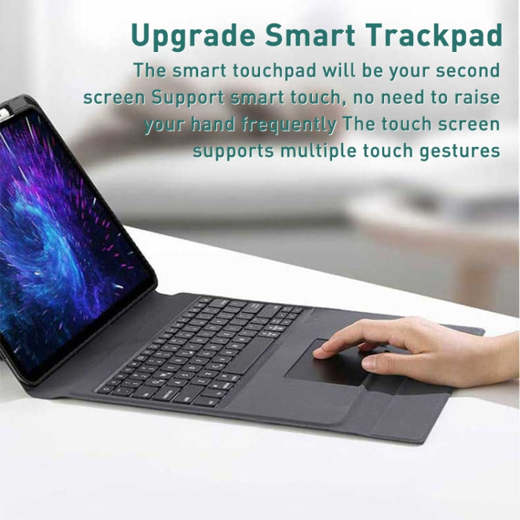 Integrated Bluetooth Keyboard Leather Case with Backlight & Touchpad, For iPad Pro 12.9 2022 / 2021 / 2020, For iPad Pro 11 2022 / 2021 / 2020, For iPad 10th Gen 10.9 2022, For iPad 10.2 2021 / 2020 / 2019, For iPad Air 2022 / 2020
