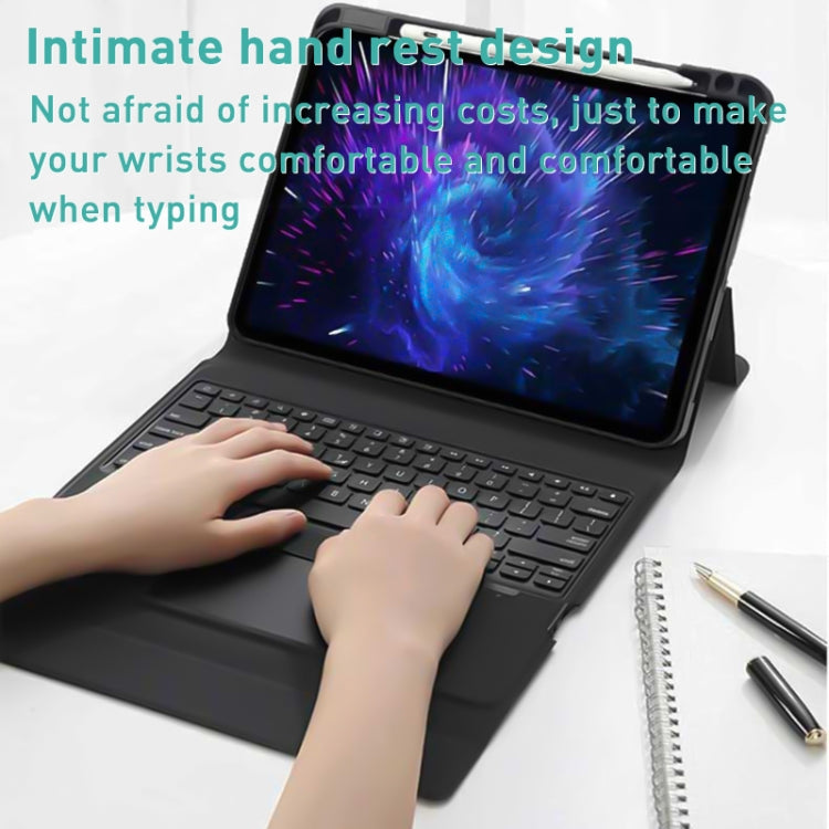 Integrated Bluetooth Keyboard Leather Case with Backlight & Touchpad, For iPad Pro 12.9 2022 / 2021 / 2020, For iPad Pro 11 2022 / 2021 / 2020, For iPad 10th Gen 10.9 2022, For iPad 10.2 2021 / 2020 / 2019, For iPad Air 2022 / 2020���������������������...
