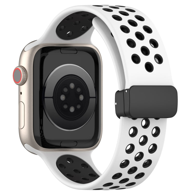 Magnetic Buckle Silicone Watch Band, For Apple Watch 8 41mm