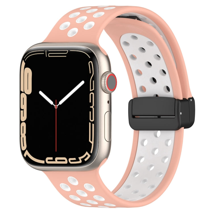 Magnetic Buckle Silicone Watch Band, For Apple Watch 8 41mm