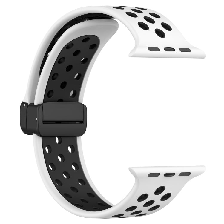 Magnetic Buckle Silicone Watch Band, For Apple Watch 7 45mm