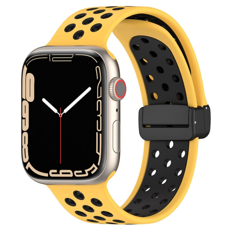 Magnetic Buckle Silicone Watch Band, For Apple Watch 5 44mm