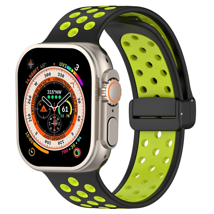 Magnetic Buckle Silicone Watch Band, For Apple Watch SE 2023 44mm