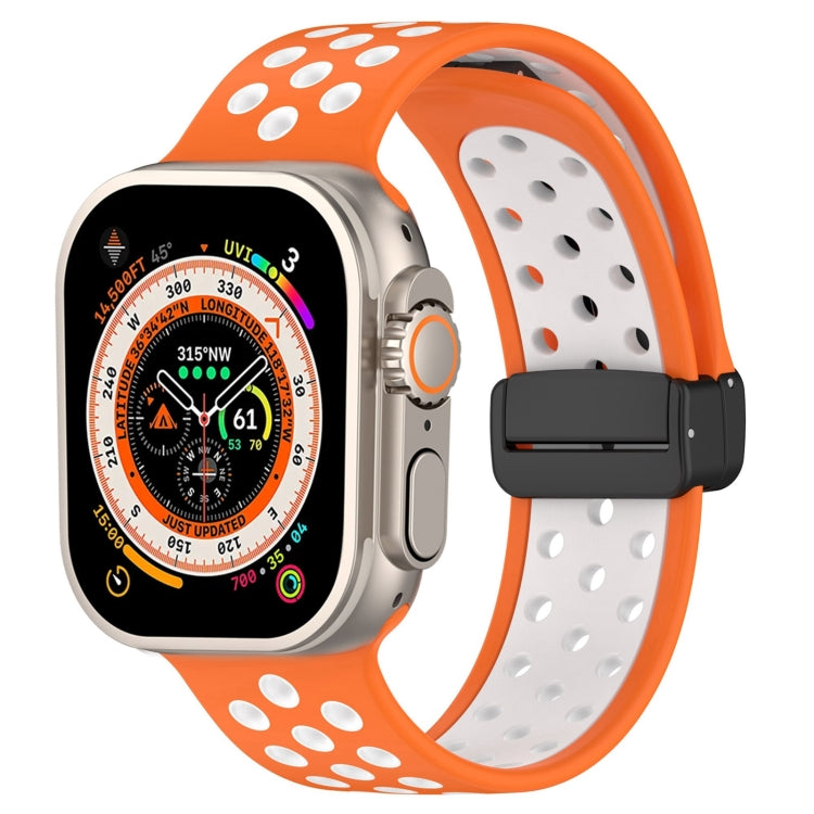 Magnetic Buckle Silicone Watch Band, For Apple Watch SE 2023 40mm