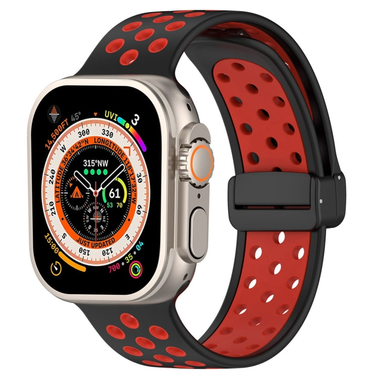 Magnetic Buckle Silicone Watch Band, For Apple Watch SE 2023 40mm