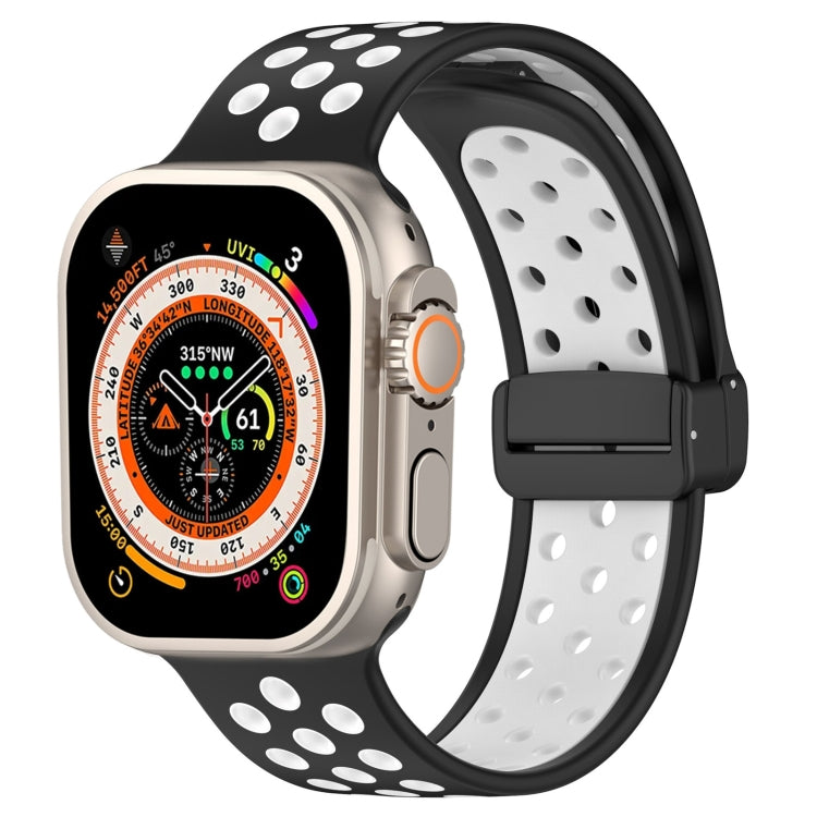 Magnetic Buckle Silicone Watch Band, For Apple Watch Ultra 2 49mm
