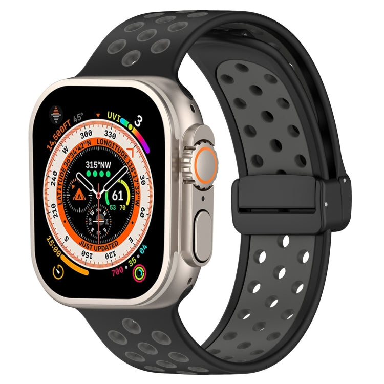 Magnetic Buckle Silicone Watch Band, For Apple Watch Series 9 41mm