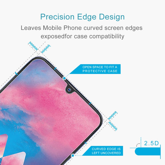 Durable half-screen tempered glass guard designed for Samsung and Huawei device protection
