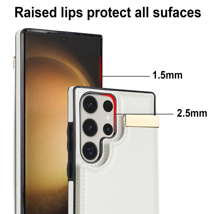 Metal Buckle Card Slots Phone Case, For Samsung Galaxy S23 Ultra 5G, For Samsung Galaxy S22 Ultra 5G, For Samsung Galaxy Note20 Ultra