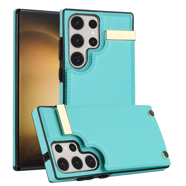 Metal Buckle Card Slots Phone Case, For Samsung Galaxy S23 Ultra 5G, For Samsung Galaxy S22 Ultra 5G, For Samsung Galaxy Note20 Ultra
