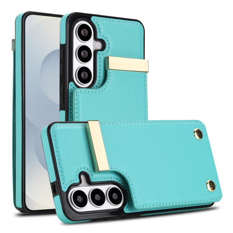 Metal Buckle Card Slots Phone Case, For Samsung Galaxy S26+ 5G, For Samsung Galaxy S26 Ultra 5G, For Samsung Galaxy S26 5G, For Samsung Galaxy S23 Ultra 5G