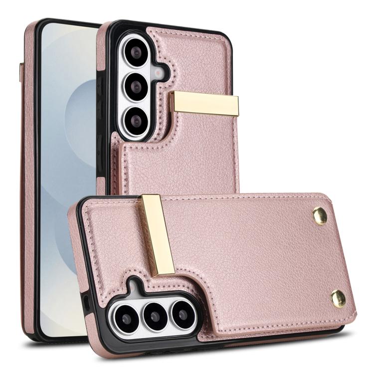 Metal Buckle Card Slots Phone Case, For Samsung Galaxy S26+ 5G, For Samsung Galaxy S26 Ultra 5G, For Samsung Galaxy S26 5G, For Samsung Galaxy S23 Ultra 5G