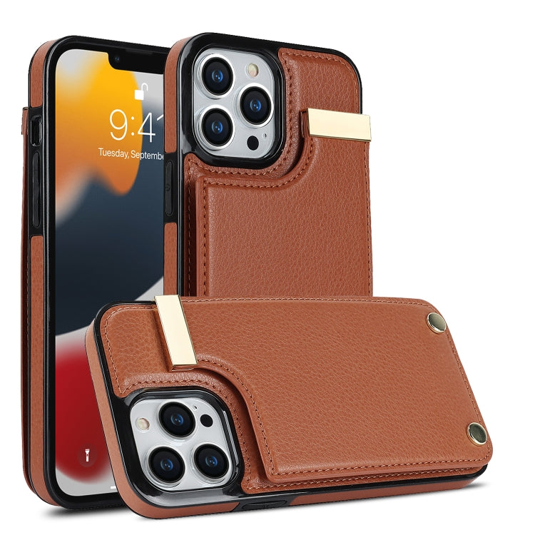 Metal Buckle Card Slots Phone Case, For iPhone 11, For iPhone 11 Pro, For iPhone XS Max, For iPhone 8 Plus / 7 Plus