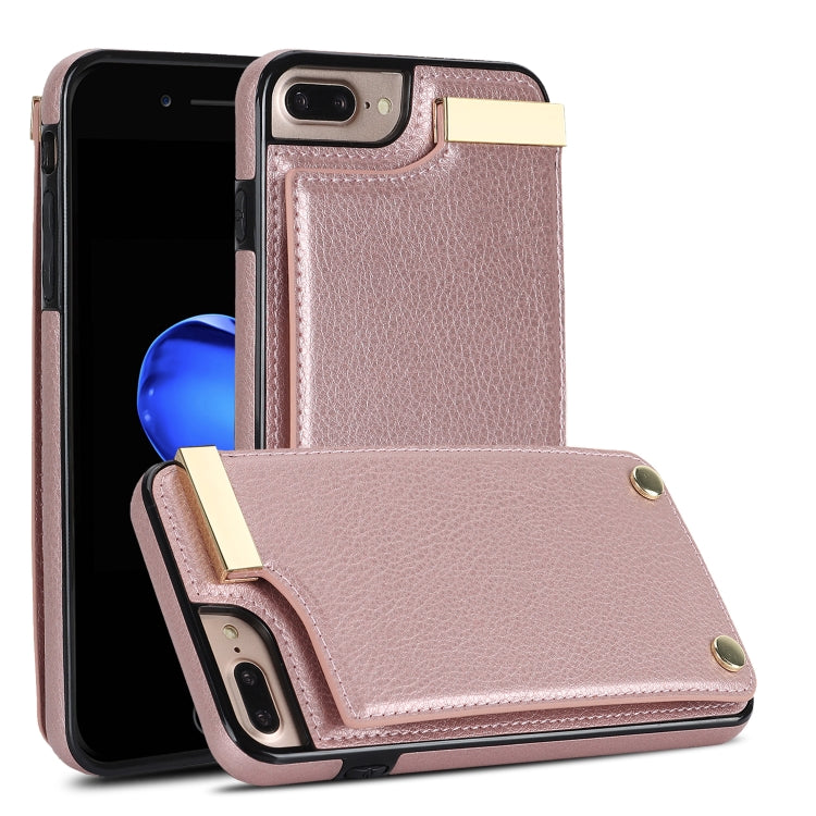 Metal Buckle Card Slots Phone Case, For iPhone 11, For iPhone 11 Pro, For iPhone XS Max, For iPhone 8 Plus / 7 Plus