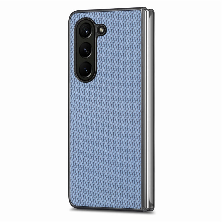 Carbon Fiber Texture Back Cover Phone Case, For Samsung Galaxy Z Fold5