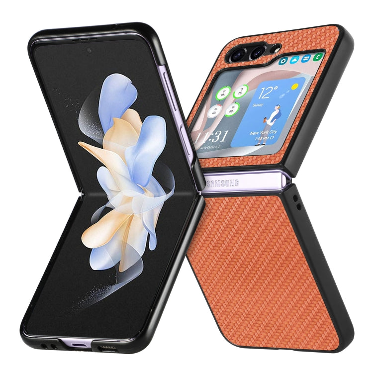 Carbon Fiber Fold Back Phone Case, For Samsung Galaxy Z Flip5