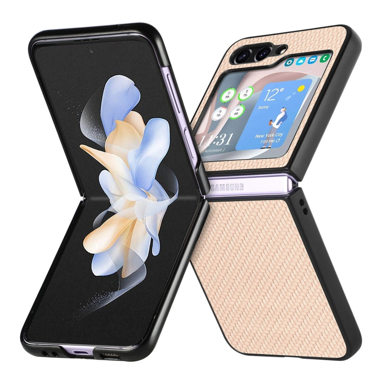 Carbon Fiber Fold Back Phone Case, For Samsung Galaxy Z Flip5