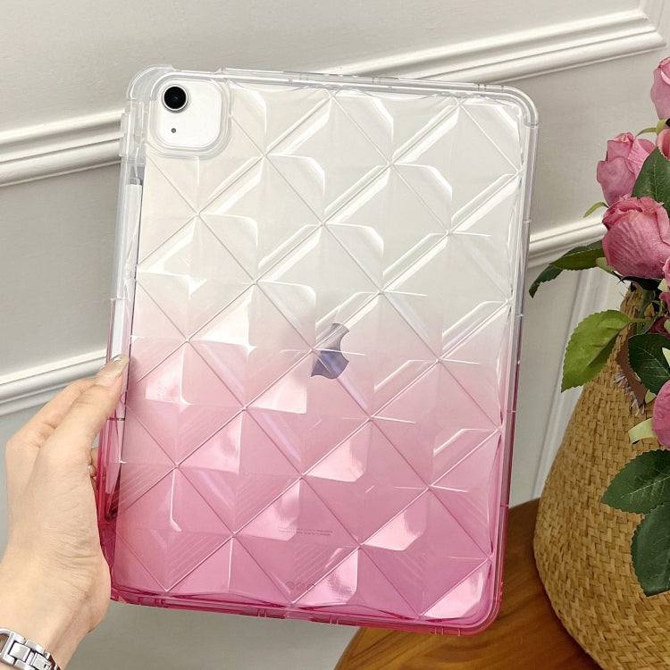 Gradient Diamond Plaid TPU Tablet Case