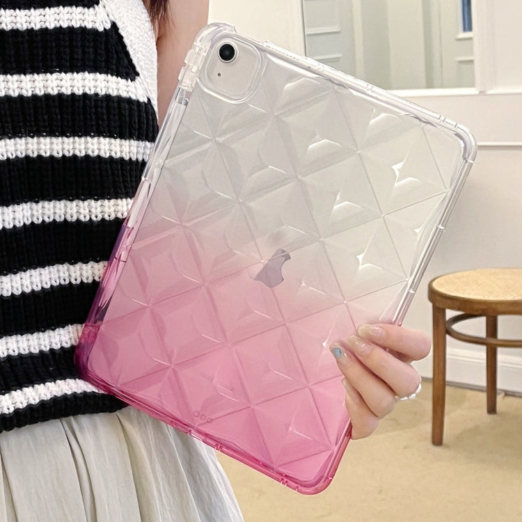 Gradient Diamond Plaid TPU Tablet Case