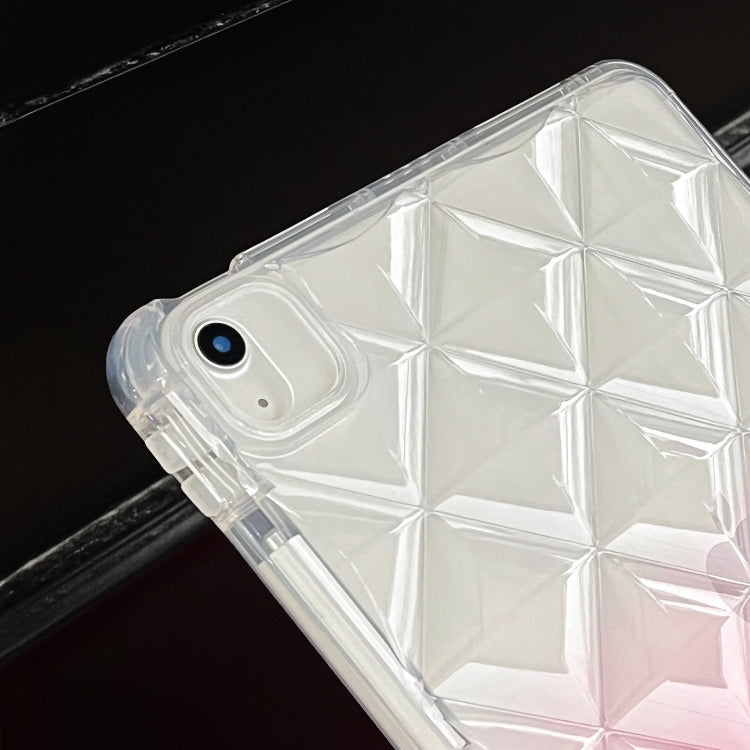 Gradient Diamond Plaid TPU Tablet Case