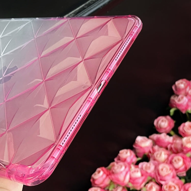 Gradient Diamond Plaid TPU Tablet Case