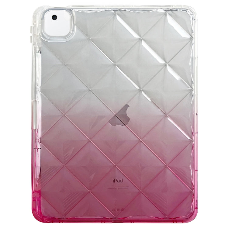 Gradient Diamond Plaid TPU Tablet Case