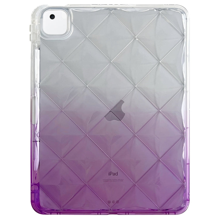 Gradient Diamond Plaid TPU Tablet Case