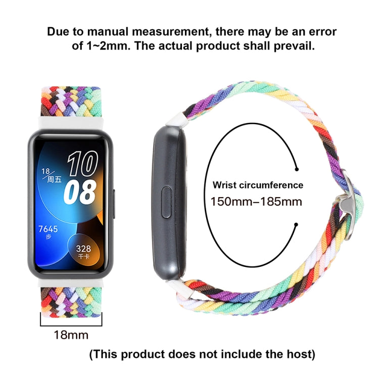 Nylon Braided Buckle Watch Band, For Huawei Band 8