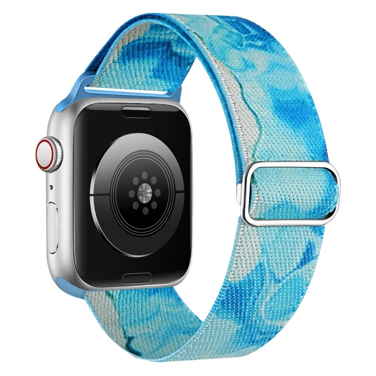 Painted Pattern Nylon Replacement Watch Band, For Apple Watch 8 41mm, For Apple Watch 8 45mm, For Apple Watch Ultra 2 49mm