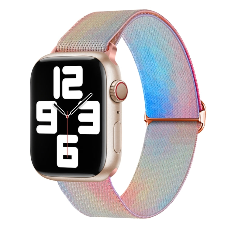 Painted Pattern Nylon Replacement Watch Band, For Apple Watch 8 41mm, For Apple Watch 8 45mm, For Apple Watch Ultra 2 49mm