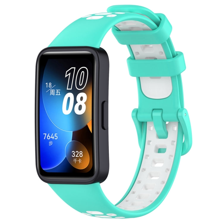 Two Color Silicone Watch Band, For Huawei Band 10 / 9 / 8