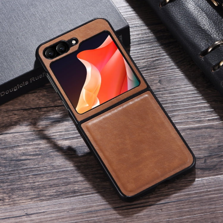 Leather Texture Shockproof Phone Case, For Samsung Galaxy Z Flip5