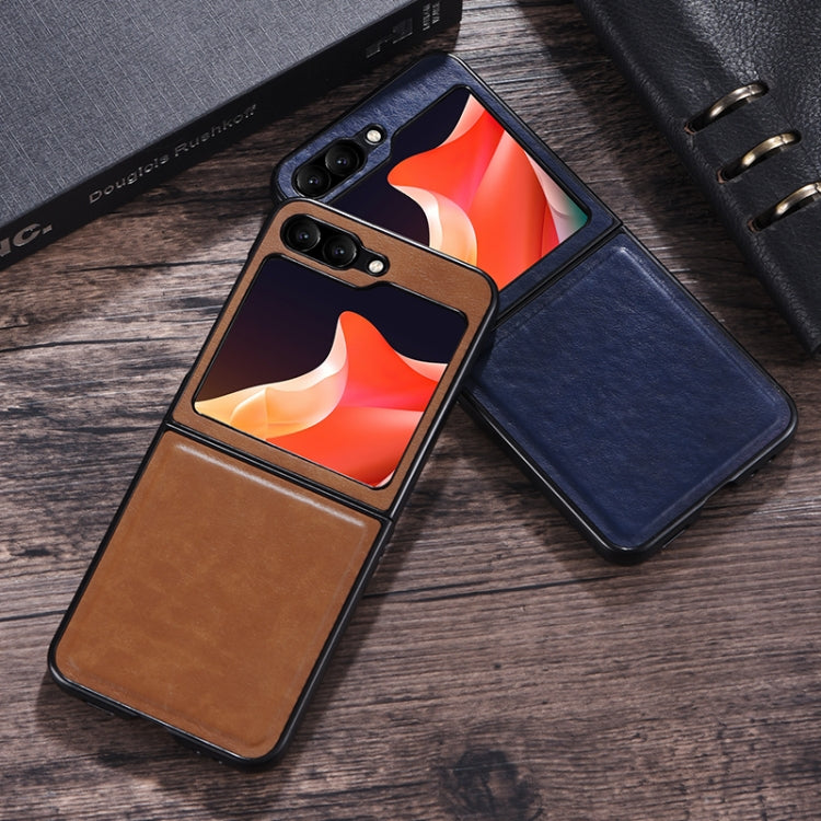 Leather Texture Shockproof Phone Case, For Samsung Galaxy Z Flip5