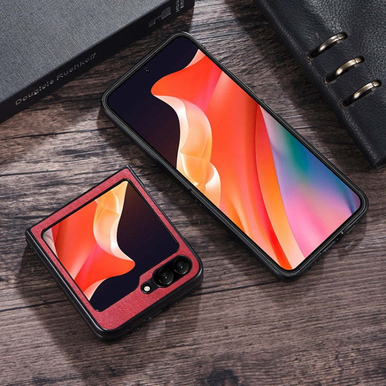 Leather Texture Shockproof Phone Case, For Samsung Galaxy Z Flip5