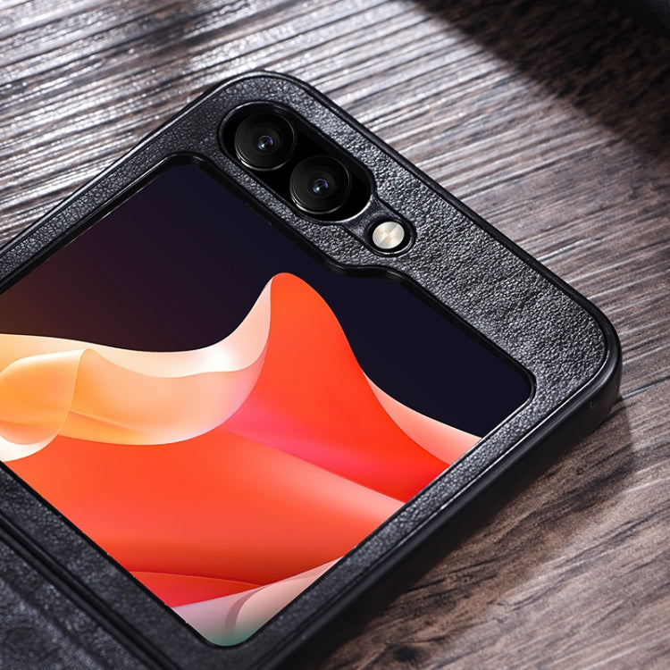 Leather Texture Shockproof Phone Case, For Samsung Galaxy Z Flip5